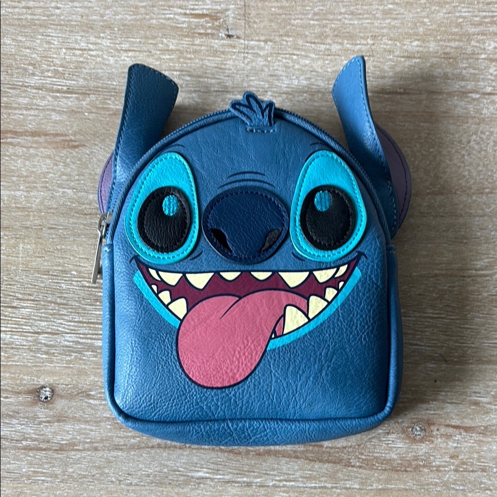 Loungefly x Disney Blue and Purple Stitch Mini Bag